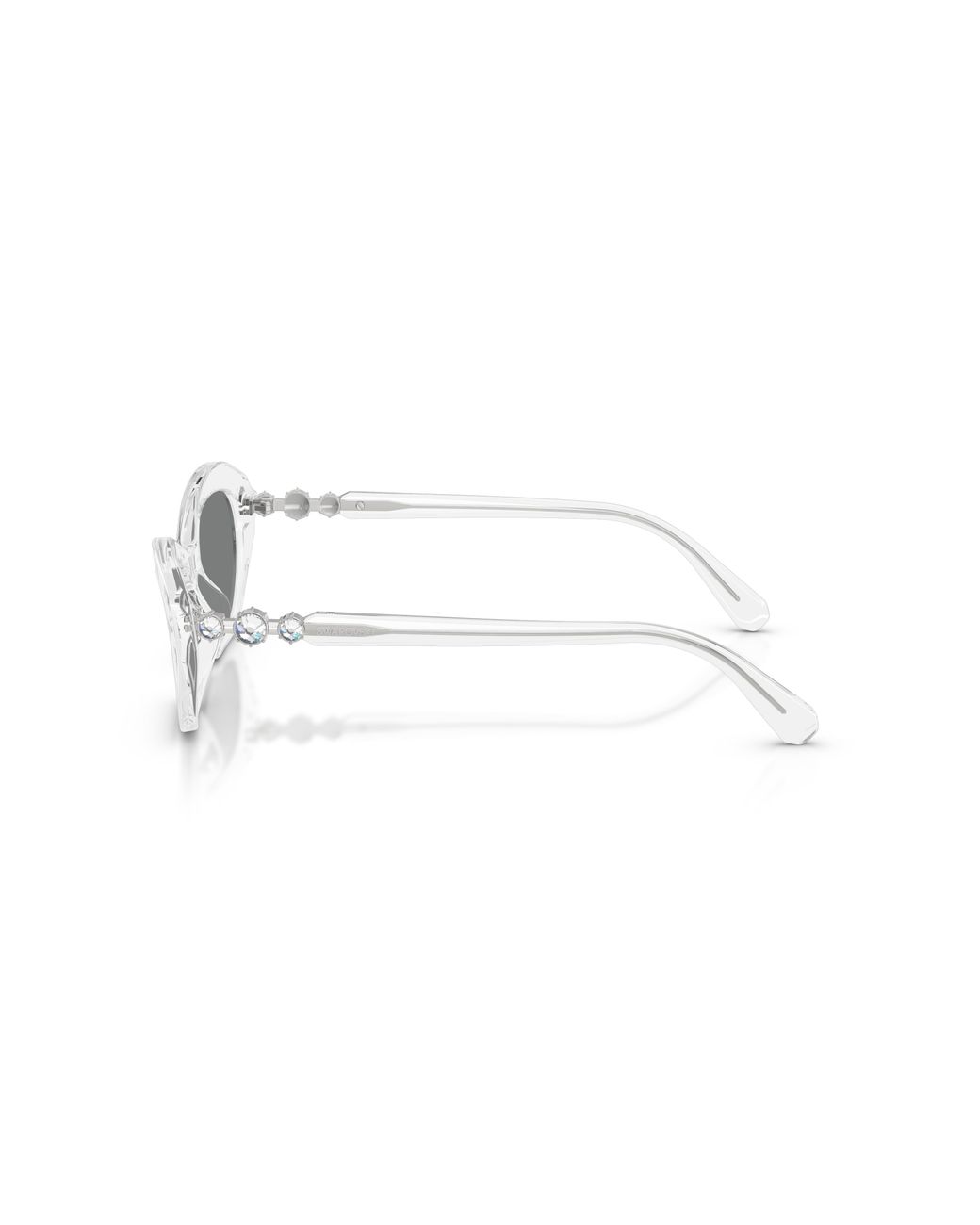 Swarovski Black Sk6048 102787 Sunglasses Acetate Cat Eye Normal