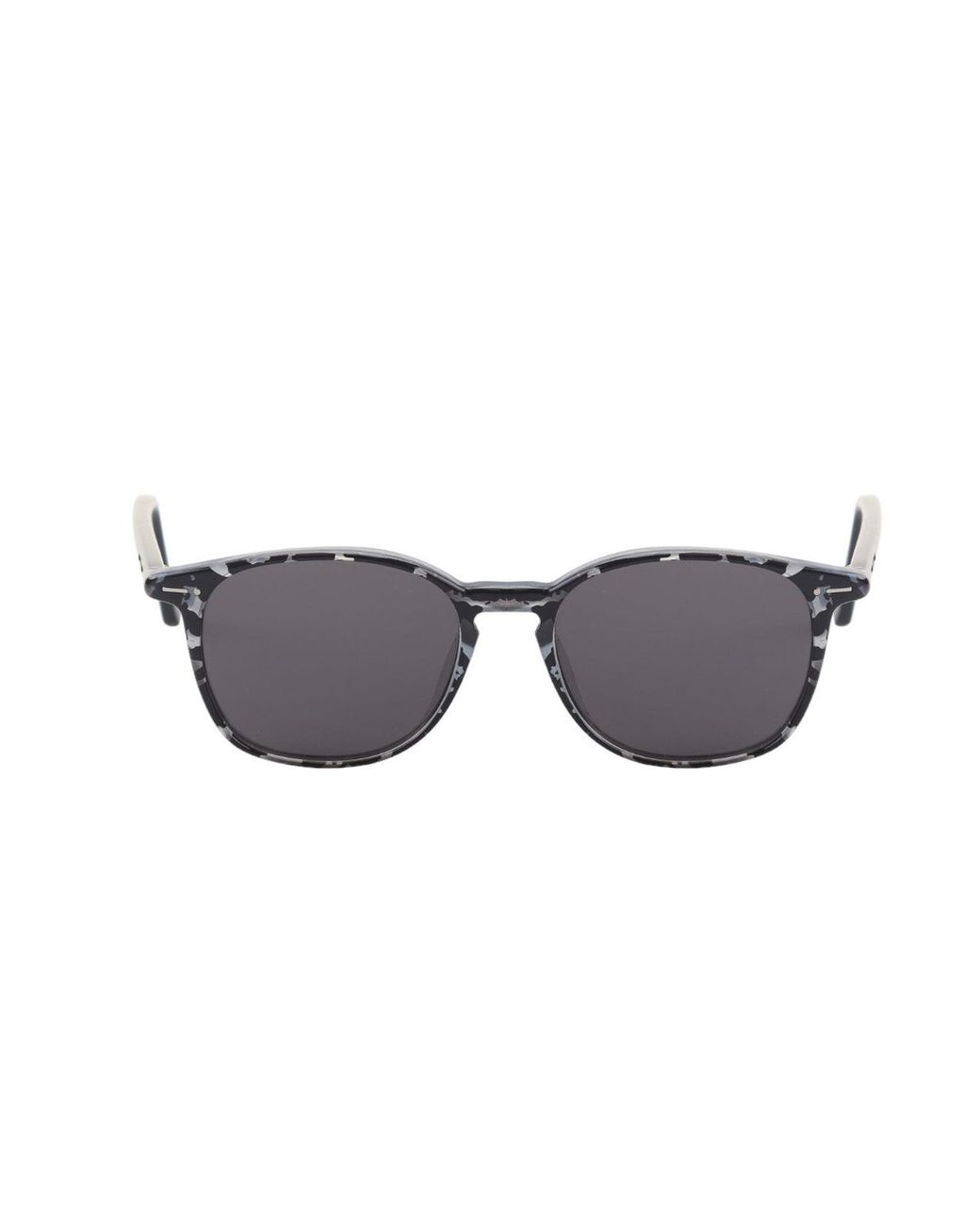 Italia Independent Gray 5704 Eyecare Camo/Fumo Outlet Sunglasses Acetate Smoke Round Polarized