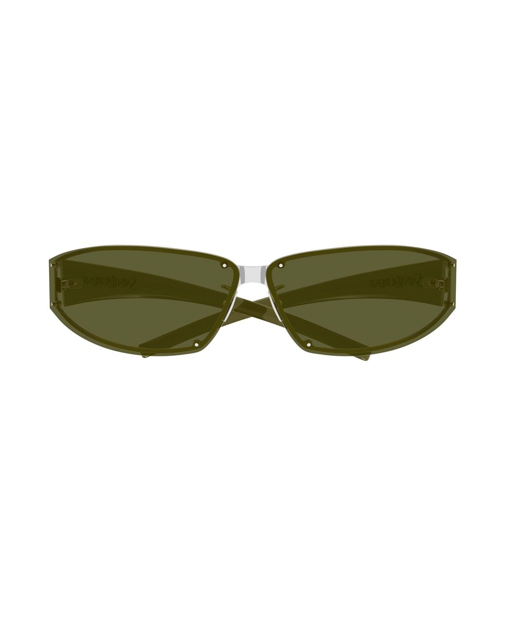 Saint Laurent Green Sl 963 006 Sunglasses Metal Squared for men