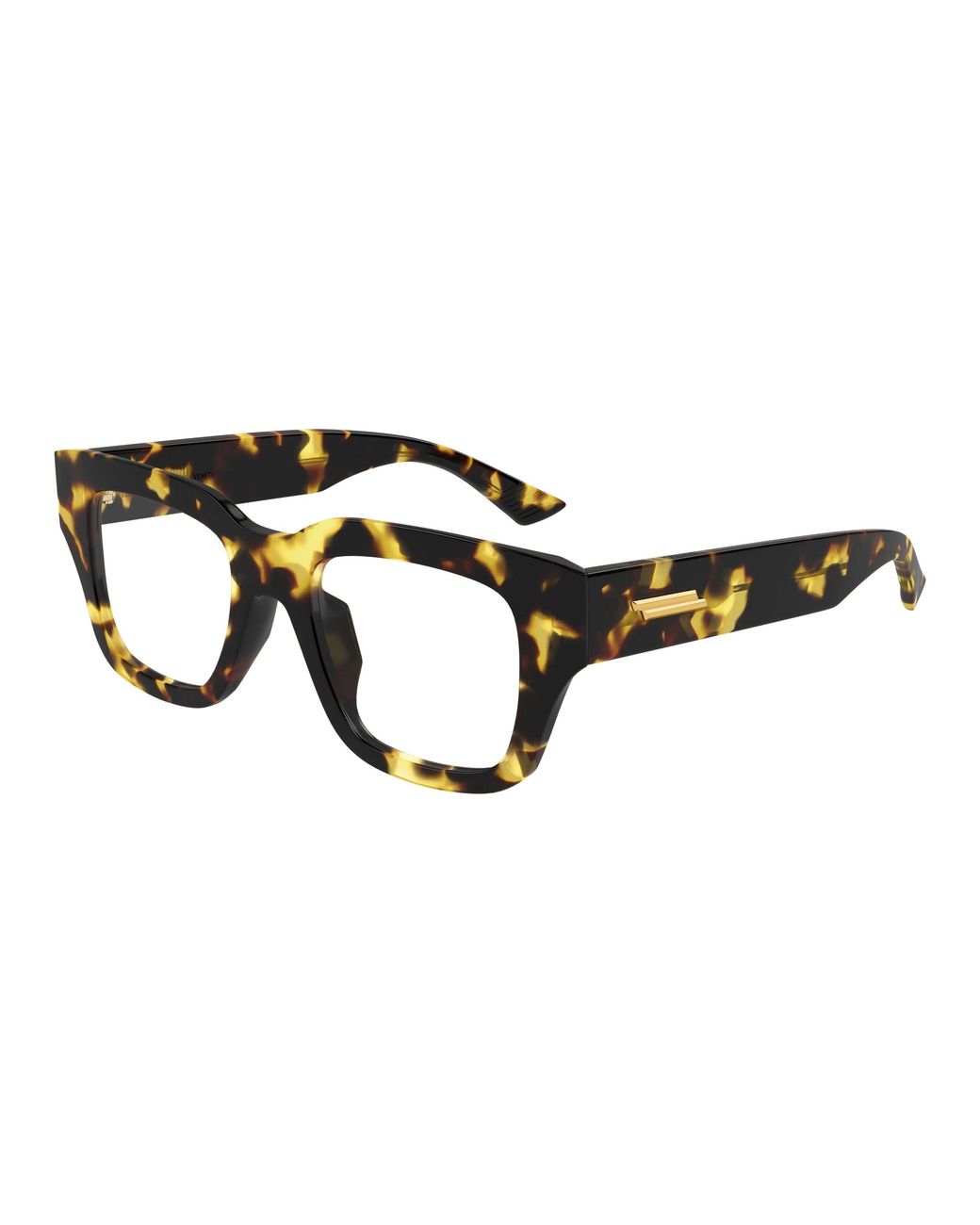 Bottega Veneta Black Bv1361O 007 Optical Frames Acetate Transparent Squared for men