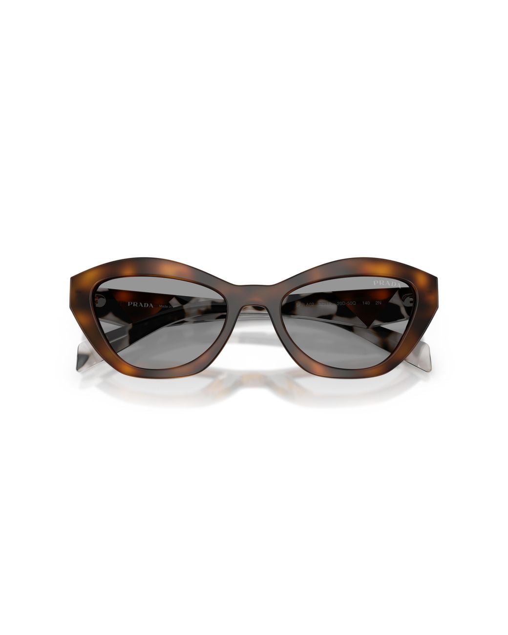 Prada Black Pr A02S 20D50Q Sunglasses Acetate Butterfly Normal