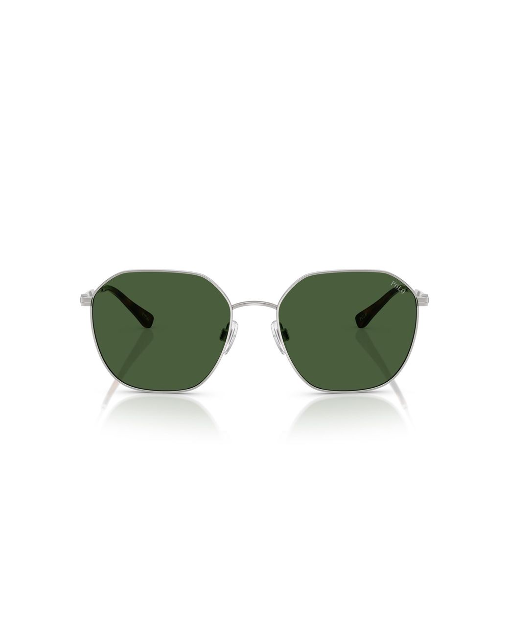 Polo Ralph Lauren Green Ph3160 942371 Sunglasses Metal Geometric Normal for men