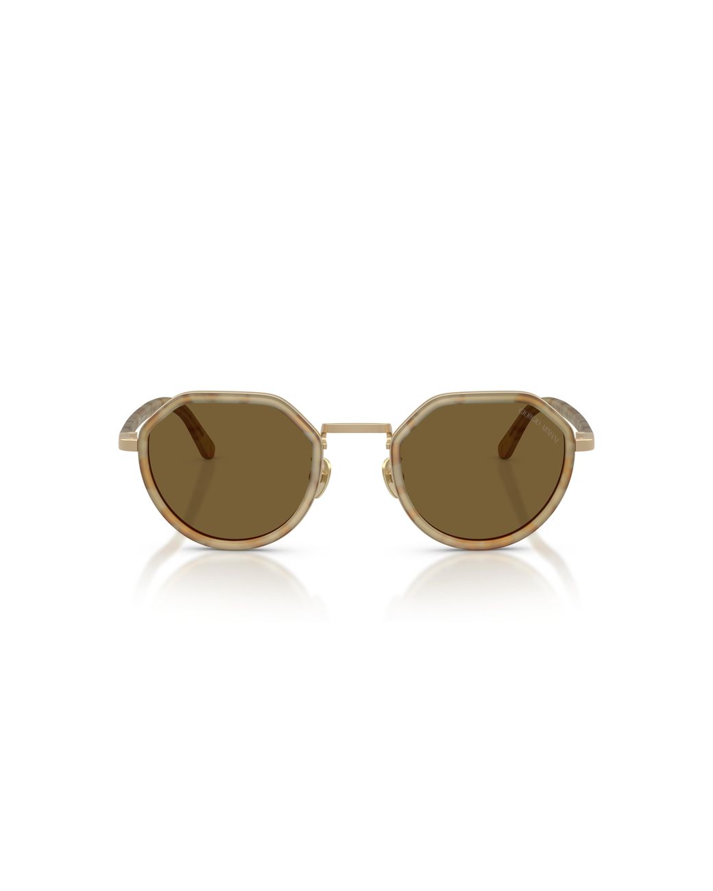 Giorgio Armani Black Ar6181 630073 Sunglasses Metal Round Normal for men