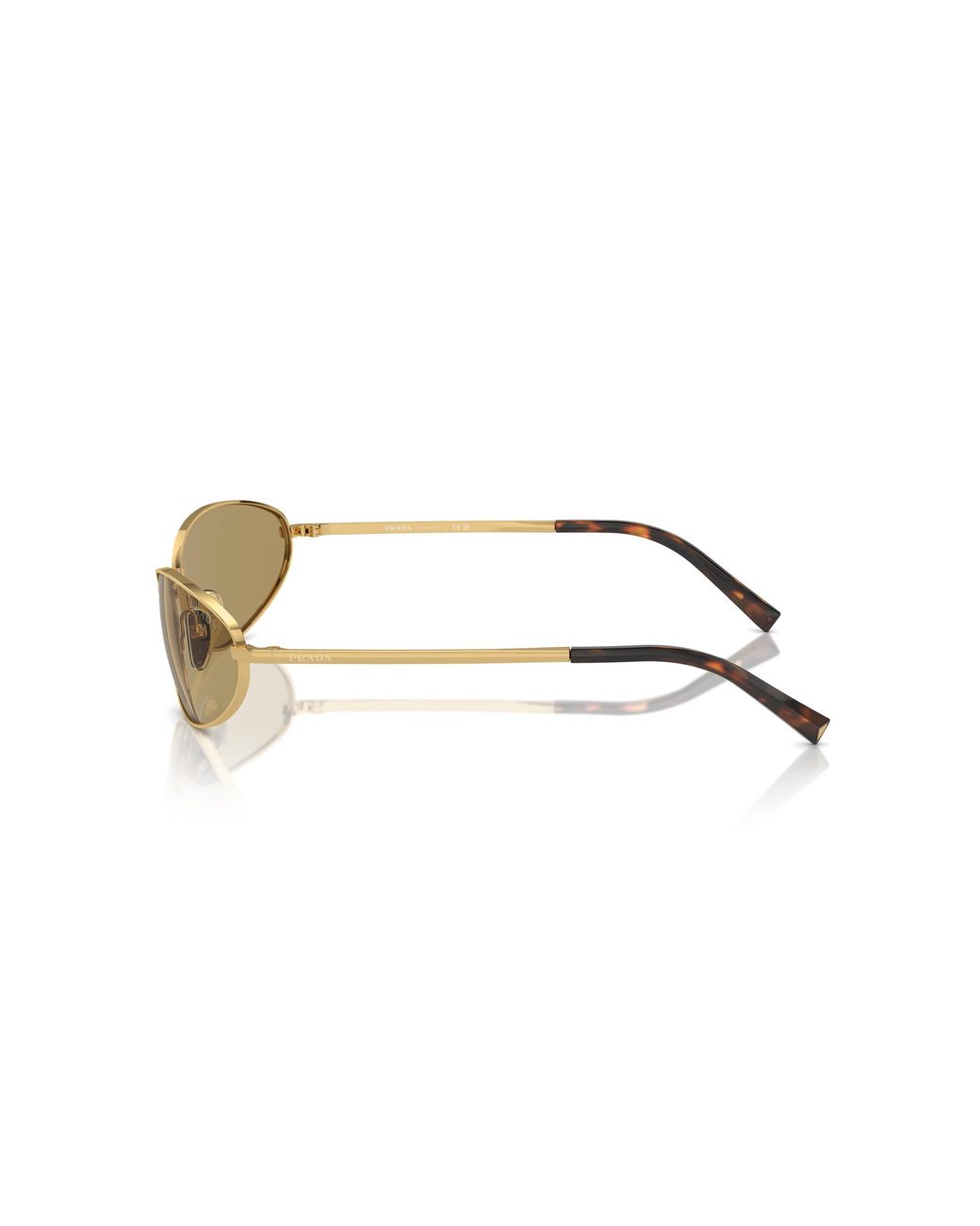 Prada Black Pr A59S 5Ak70G Sunglasses Steel Round Normal
