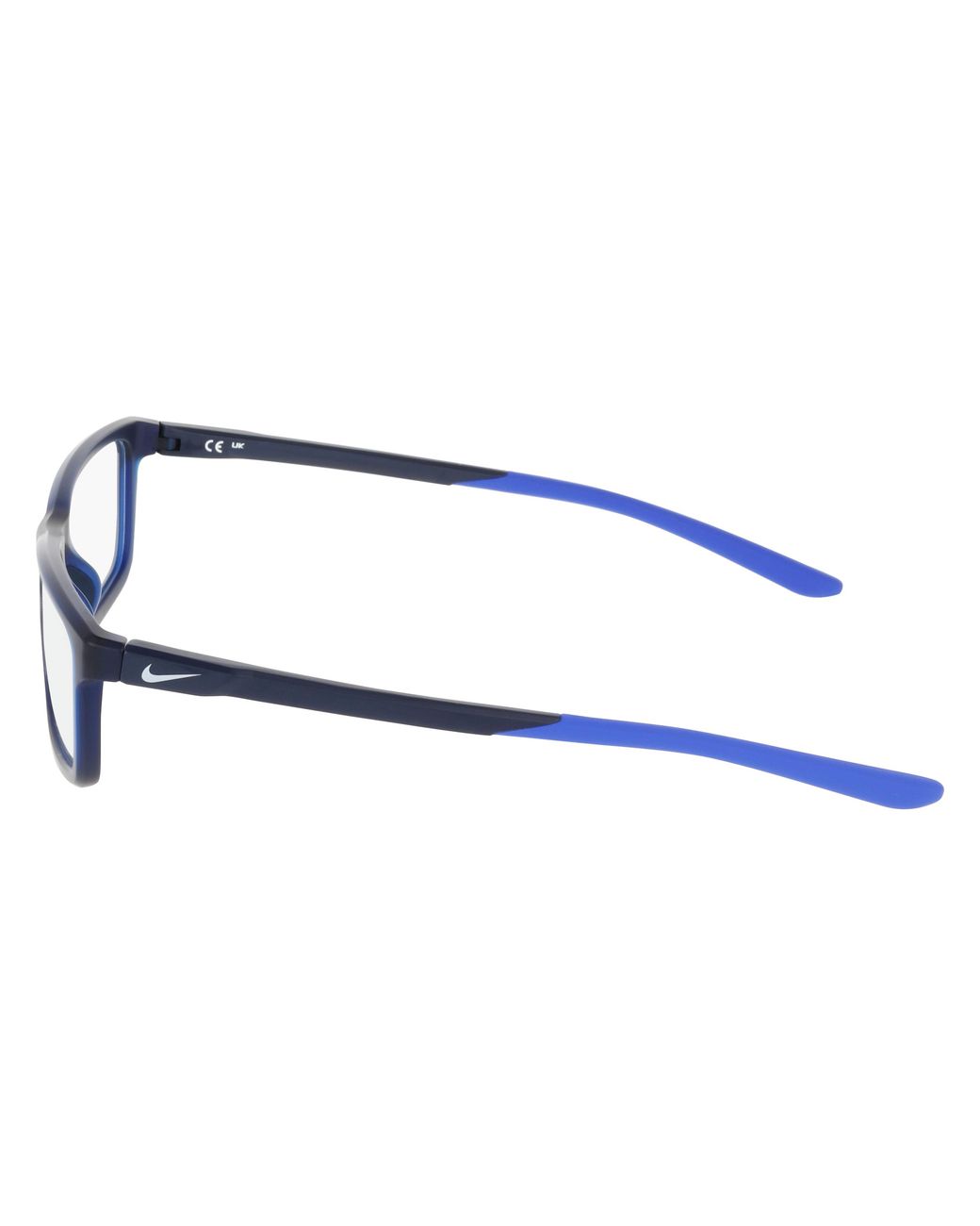 Nike Black 7292 411 Optical Frames Bio-Inject Squared Normal for men