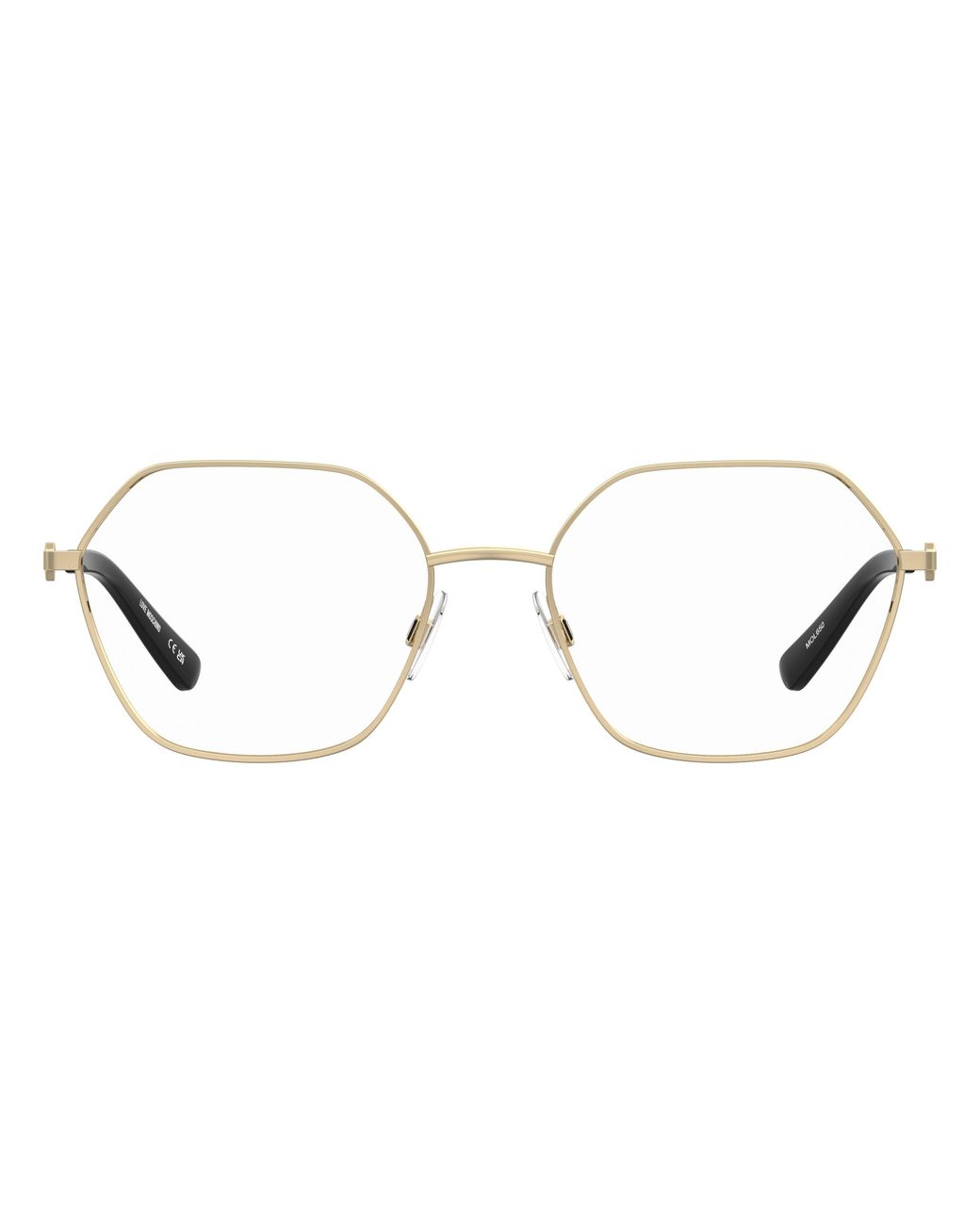 Moschino Black Mol650 000 Optical Frames Metal Round Normal