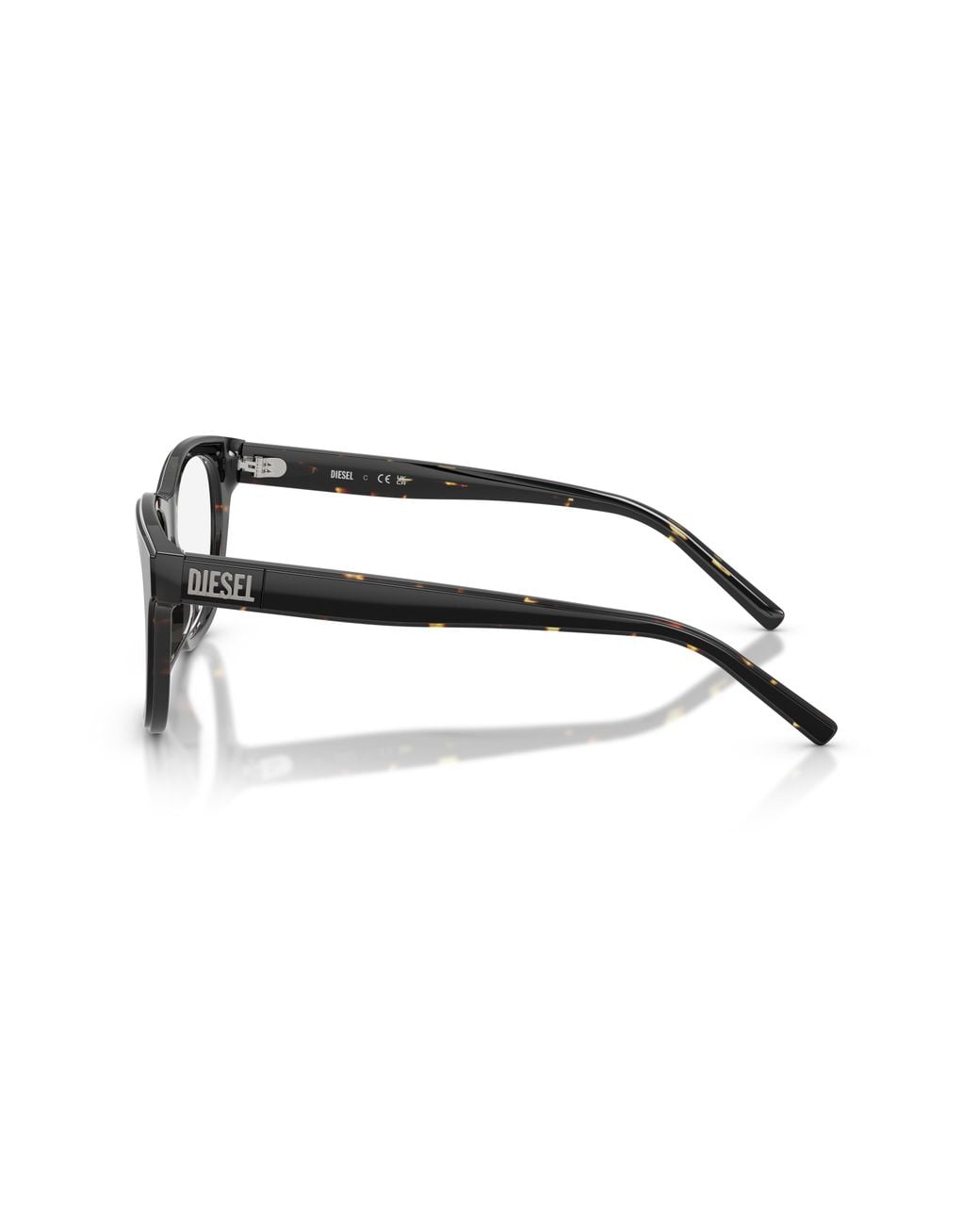 DIESEL Black Dl4026U 2071 Optical Frames Acetate Transparent Squared Normal
