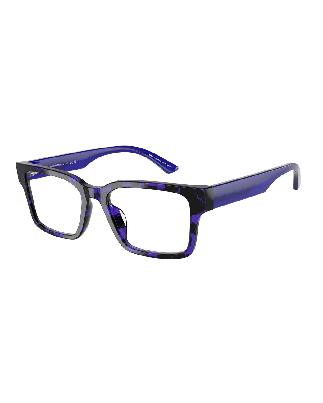 Emporio Armani Black Ea3245U 6183 Optical Frames Acetate Squared Normal
