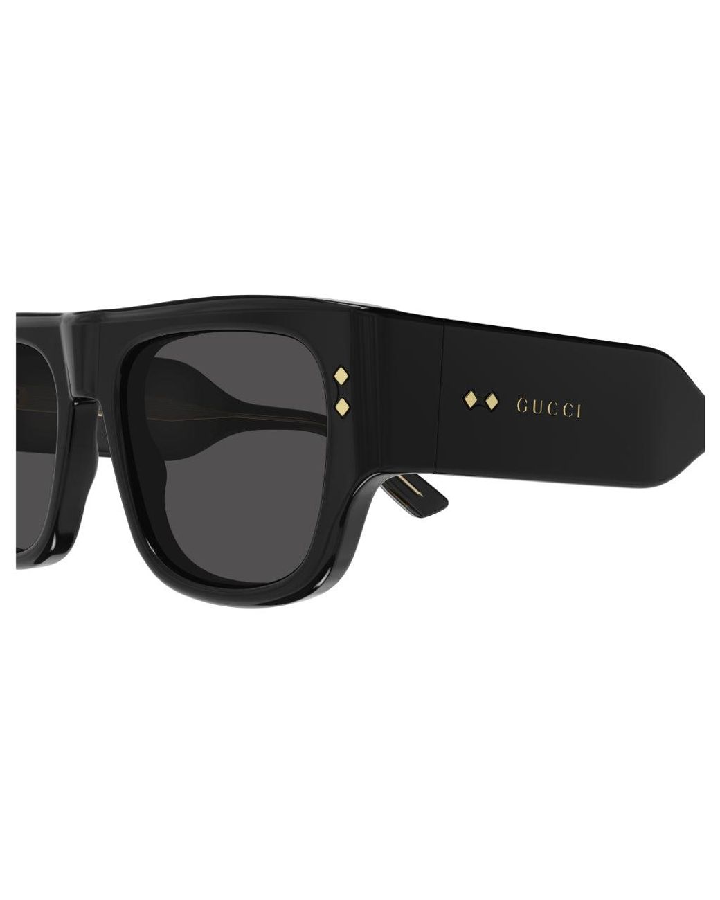 Gucci Black Gg1262S 001 Sunglasses Acetate Squared for men
