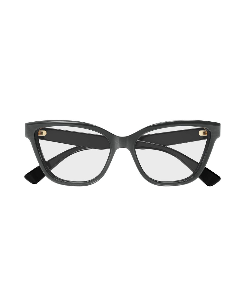 Gucci Black Gg1589O 001 Optical Frames Acetate Transparent Cat Eye