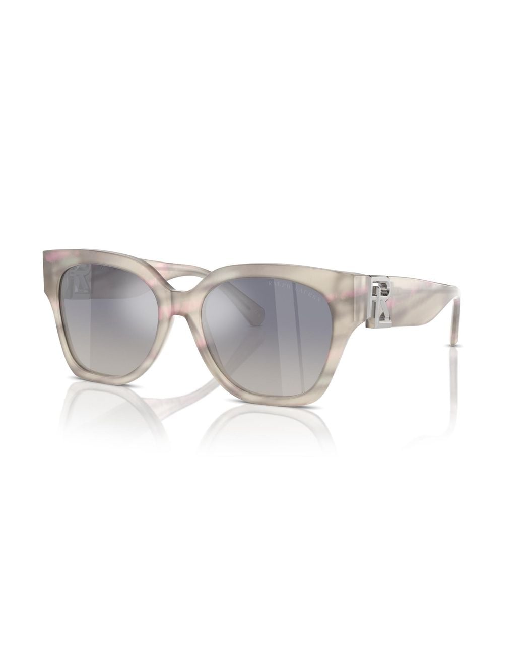 Ralph Lauren Black Rl8221 The Overszed Ricky 61774L Sunglasses Acetate Butterfly Normal Shaded