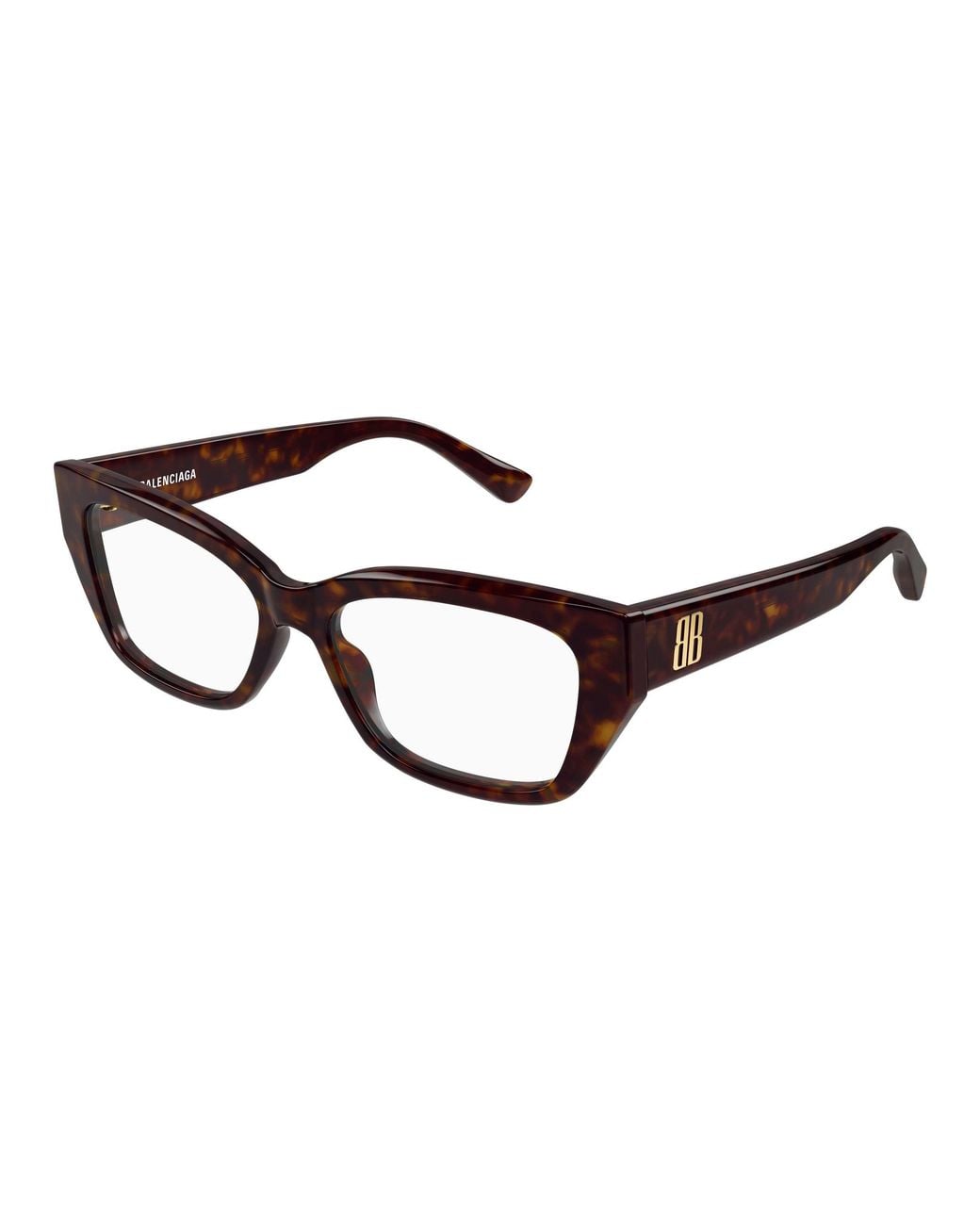 Balenciaga Black Bb0483O 002 Optical Frames Acetate Transparent Squared