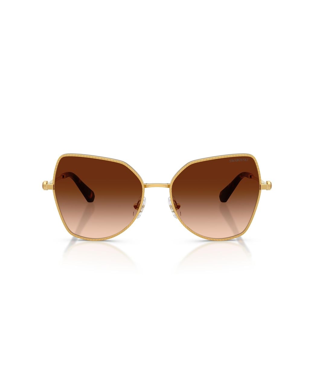 Swarovski Black Sk7037 400774 Sunglasses Metal Butterfly Normal Nuanced