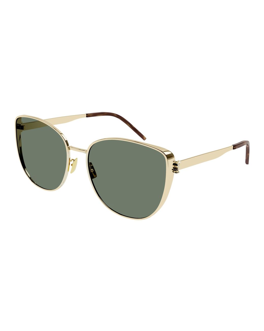 Saint Laurent Black Sl M89 003 Sunglasses Metal Oversize