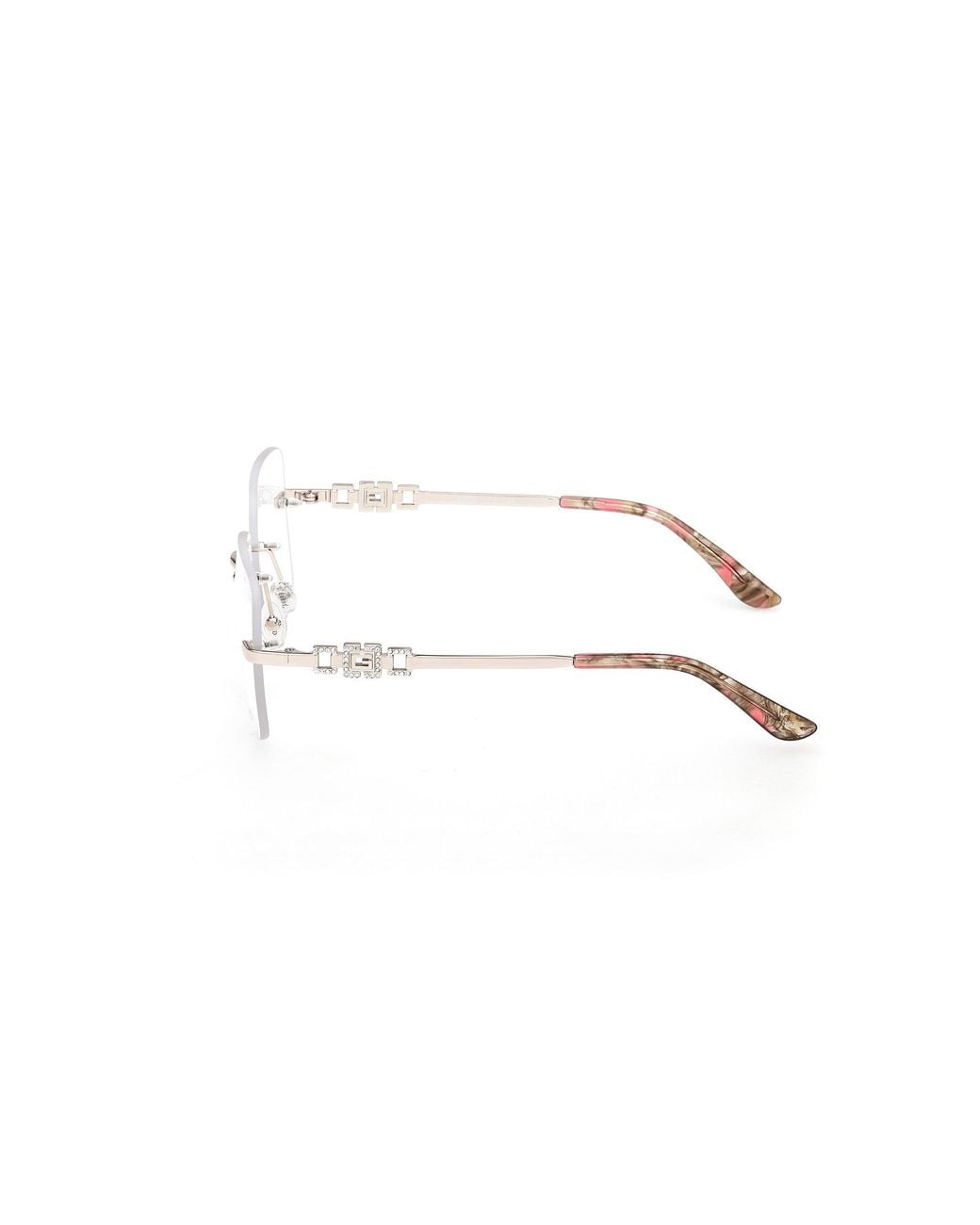 Guess Black Gu50319 033 Optical Frames Metal Squared Normal