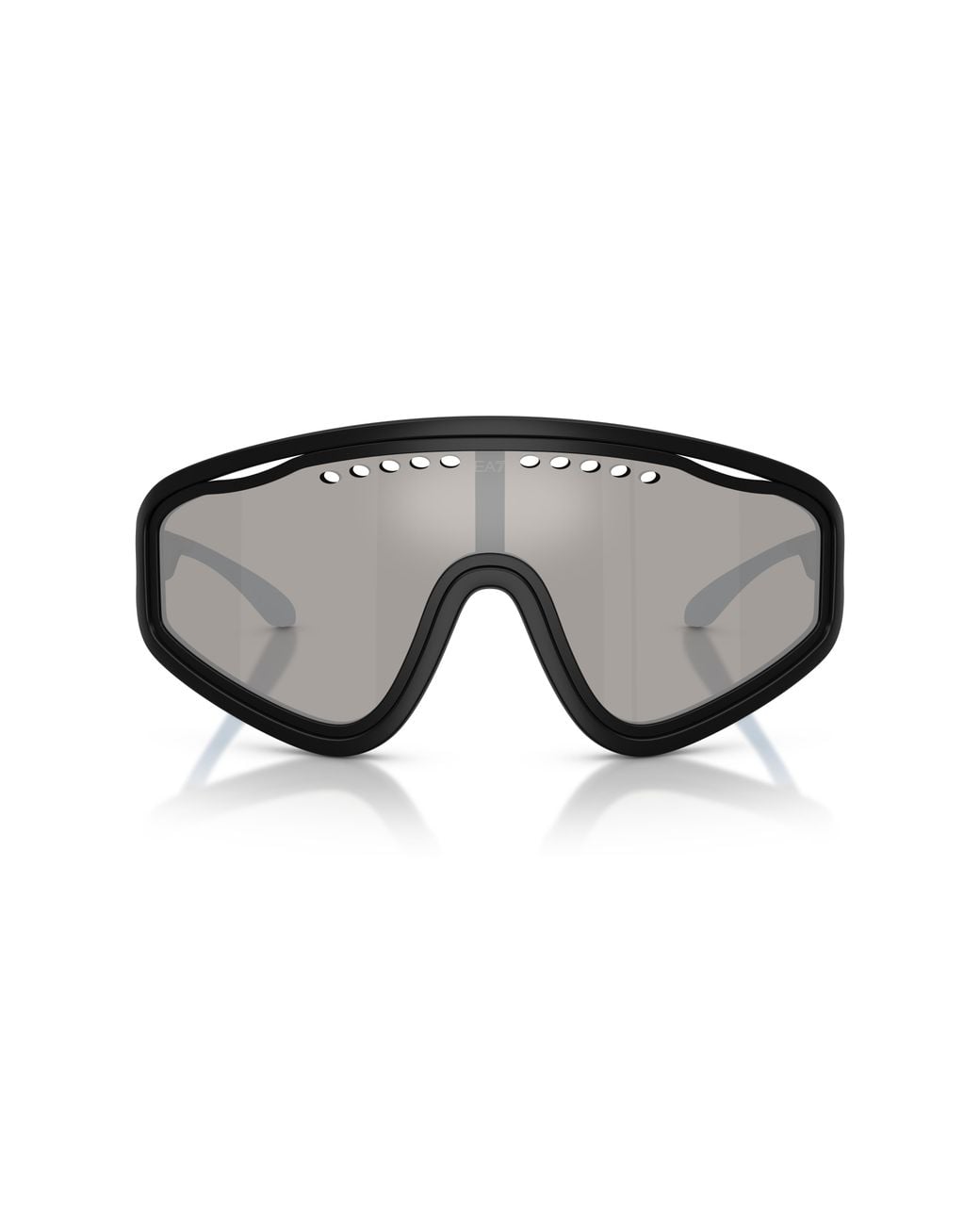 Moncler Black Q74005 62886G Sunglasses Injected Geometric Mirror for men
