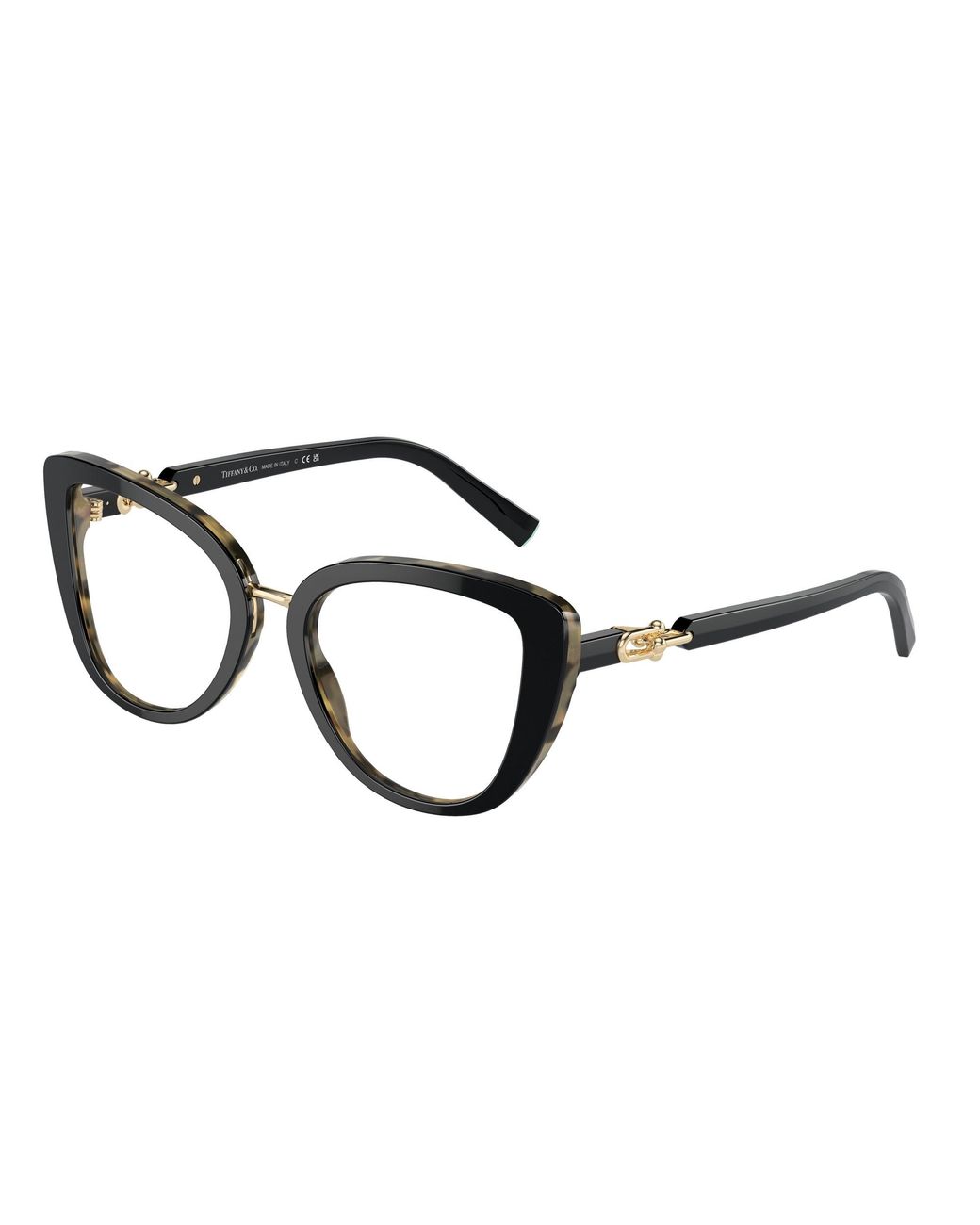 Tiffany & Co Black Tf2242 8256 Optical Frames Acetate Transparent Cat Eye Normal