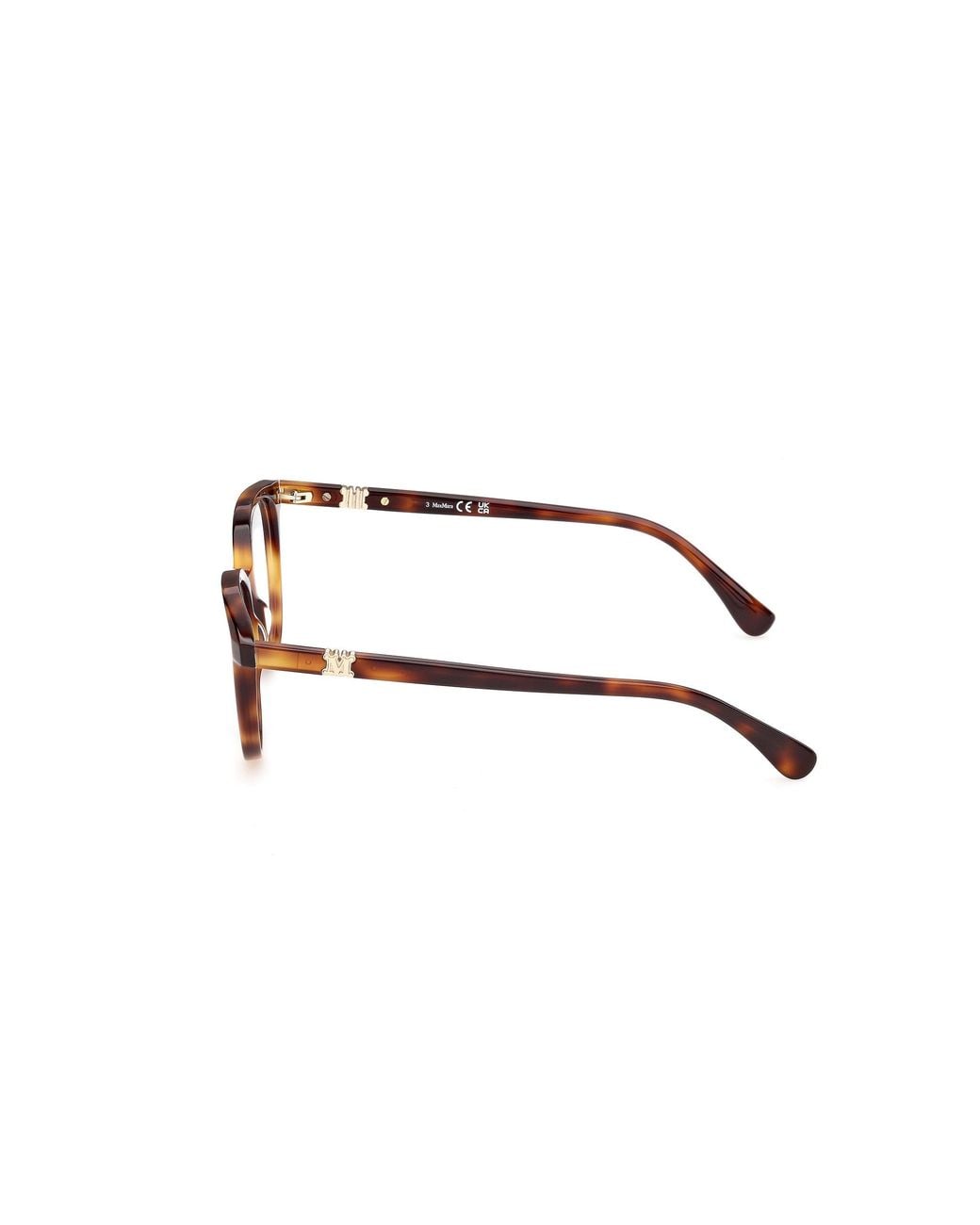 Max Mara Black Mm5262 52 Optical Frames Acetate Round Normal