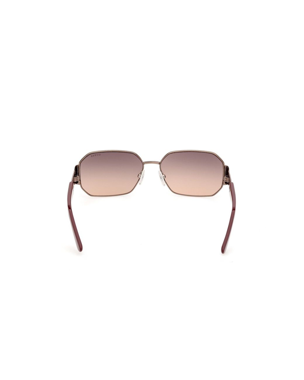 Guess Black Gu00356 36F Sunglasses Metal Geometric Normal