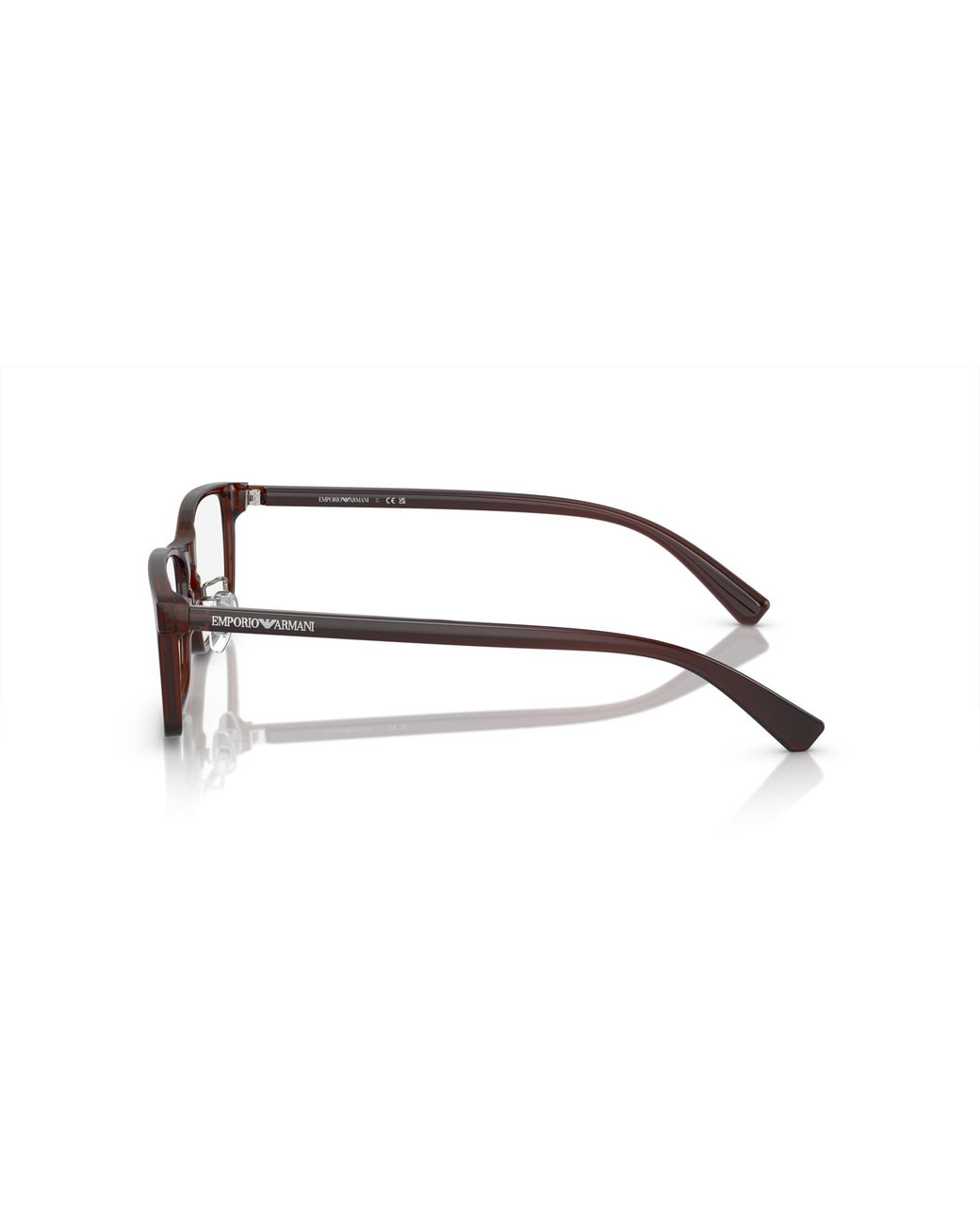 Emporio Armani Black Ea3145D 5374 Optical Frames Acetate Transparent Pillow Normal for men