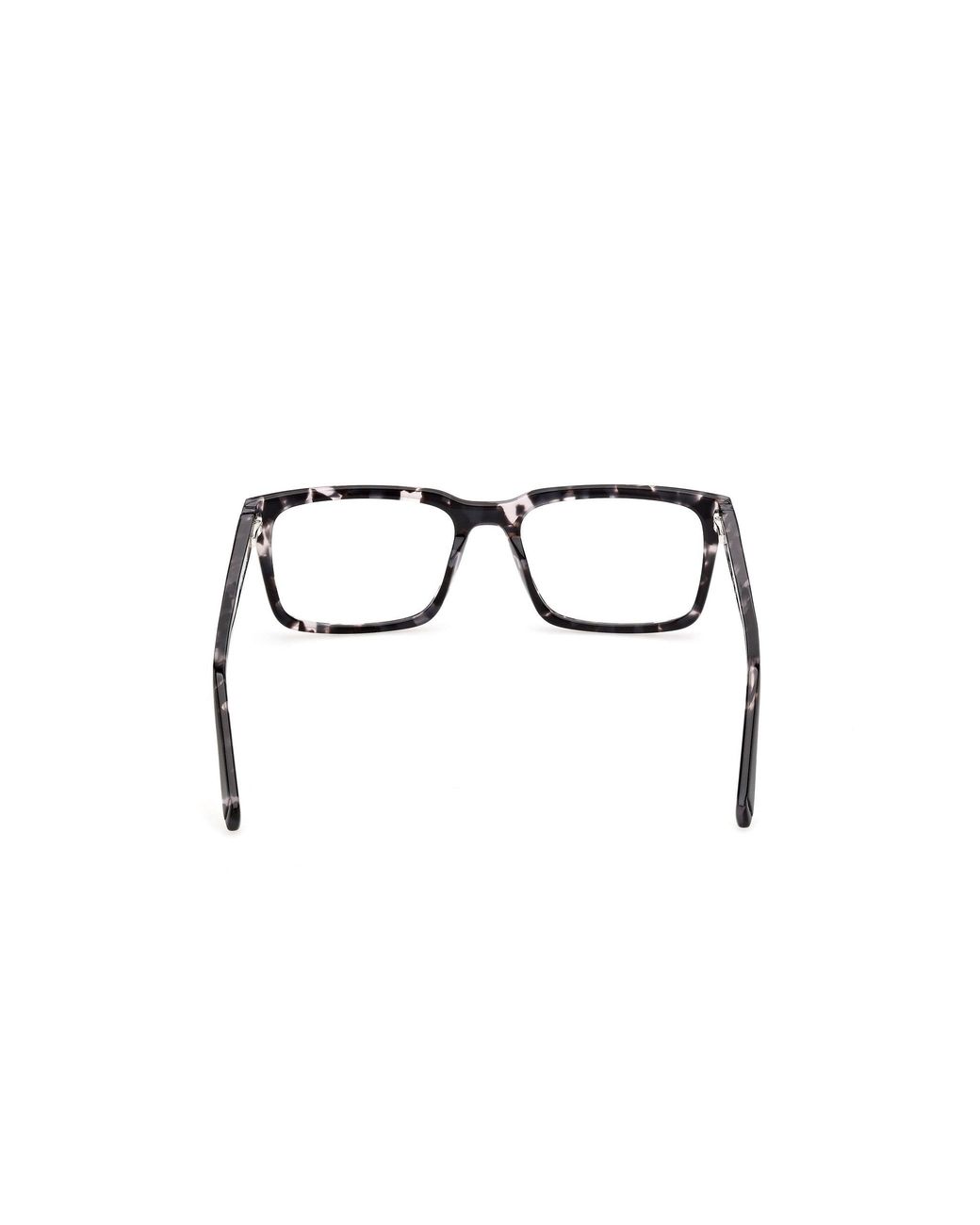 Guess Black Gu50448 20 Optical Frames Acetate Squared Normal for men