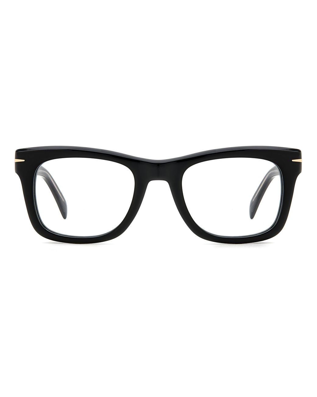 David Beckham Black Db 7105 807 Optical Frames Acetate Geometric for men