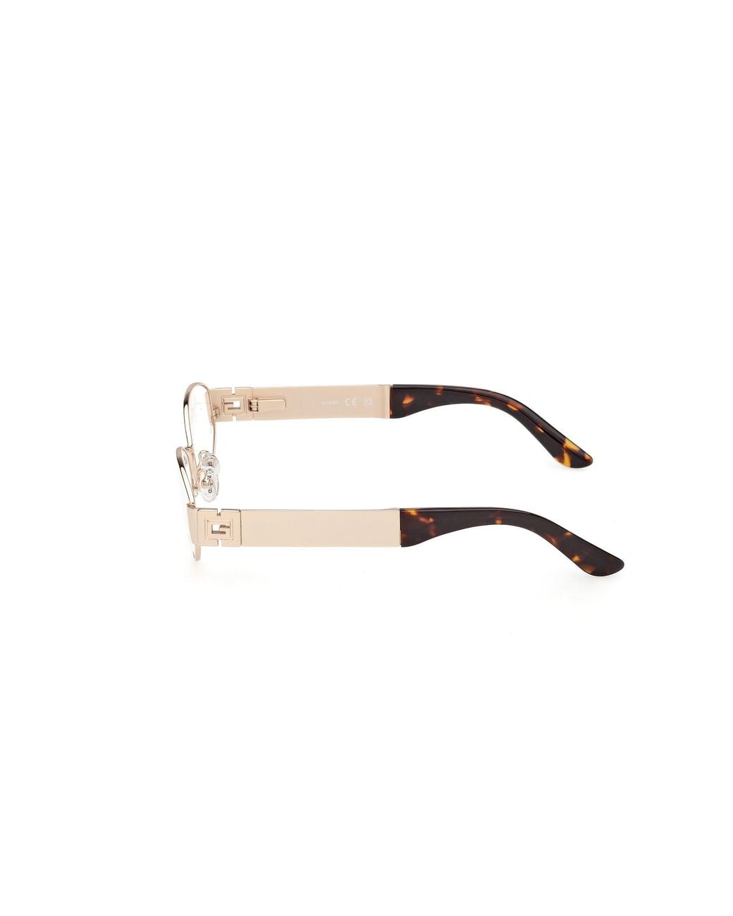 Guess Black Gu50314 032 Optical Frames Metal Round Normal