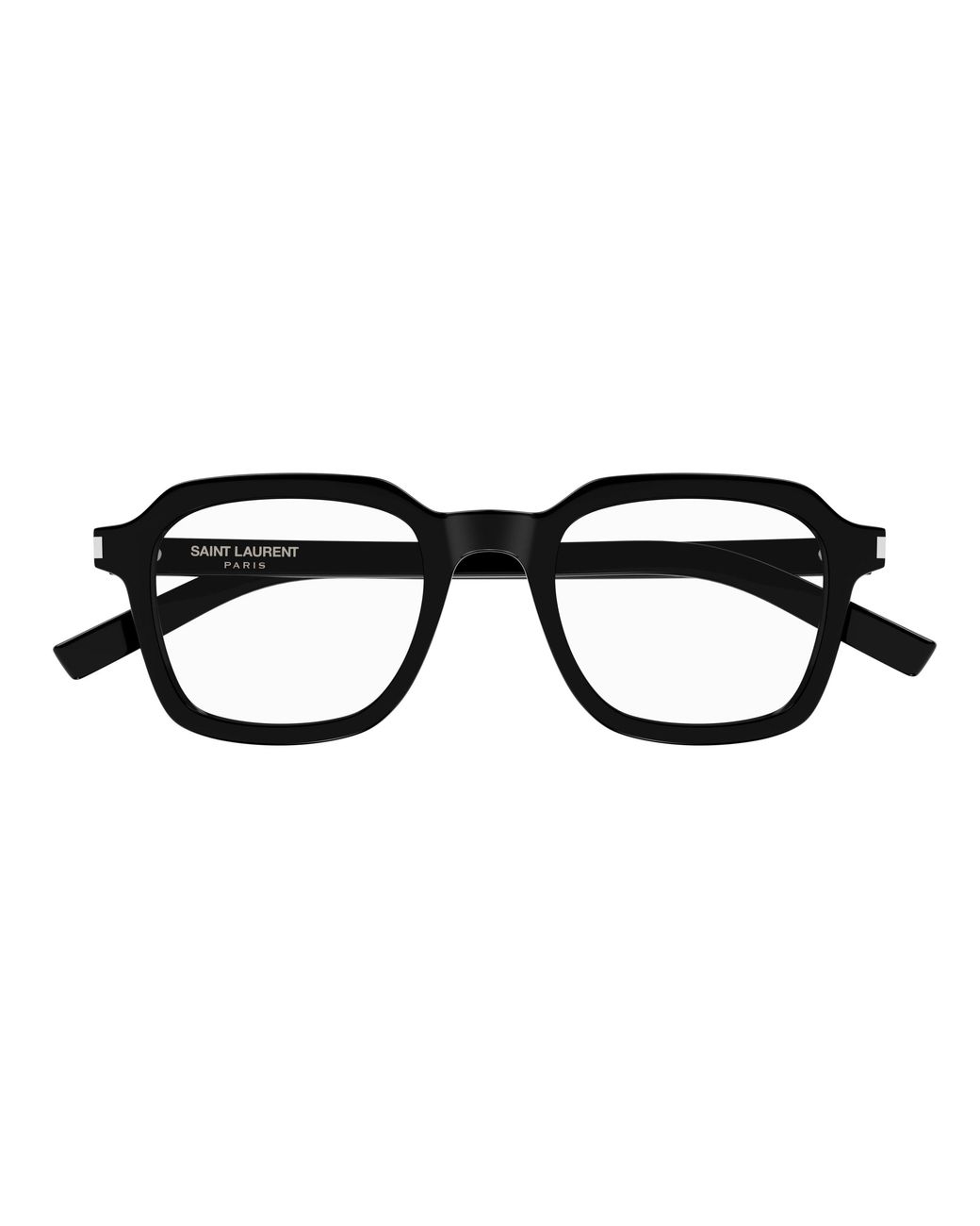 Saint Laurent Black Sl 715 Slim Opt 001 Optical Frames Acetate Transparent Squared
