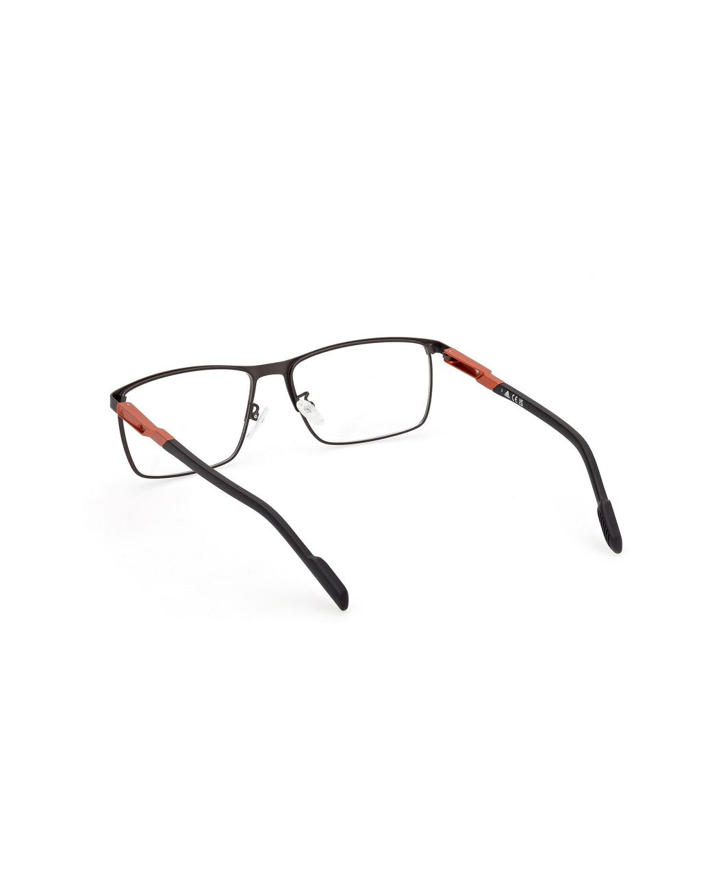 Adidas Originals Black Sp5084-H 02A Optical Frames Metal Squared Normal for men