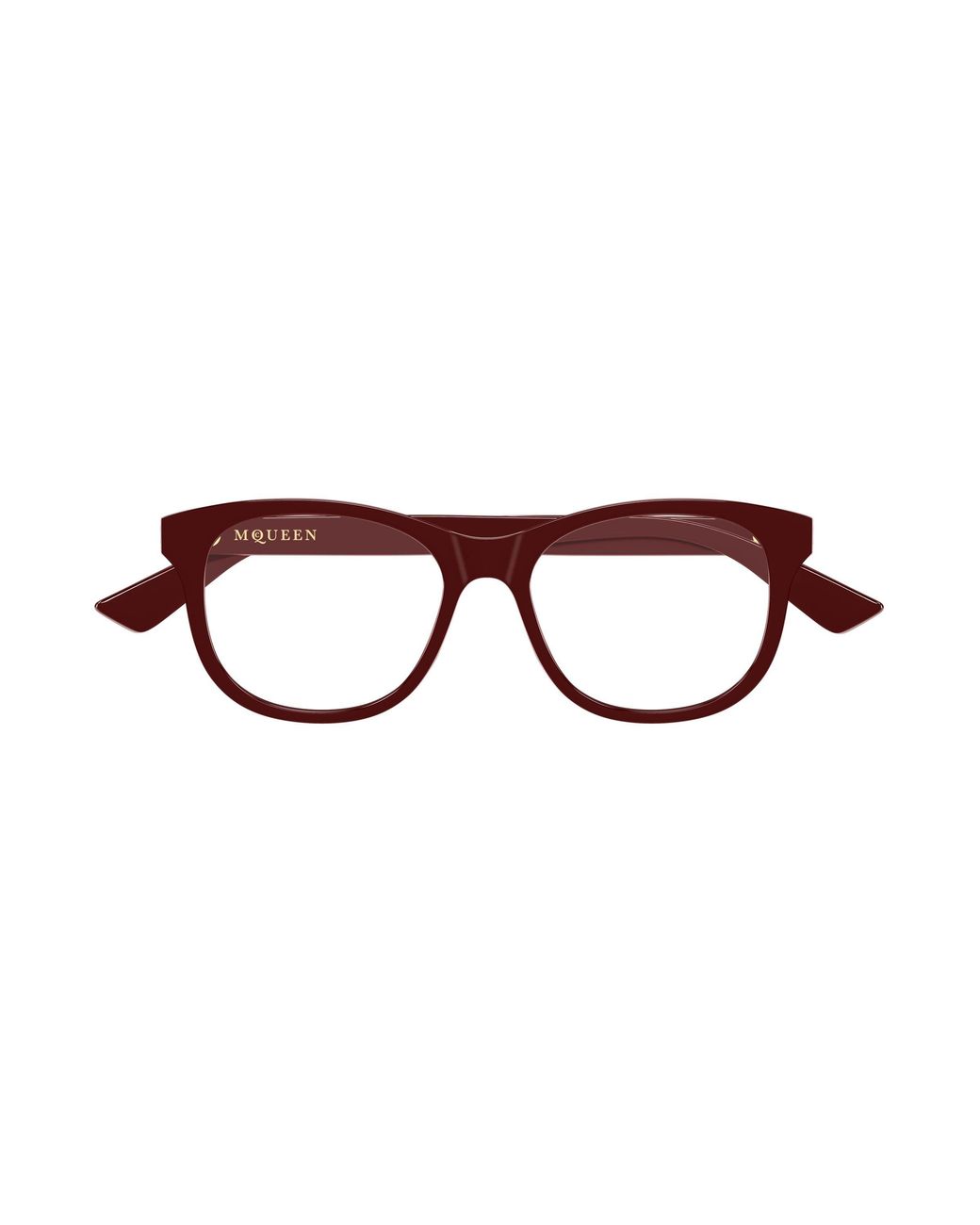 McQueen Black Am0568O 009 Optical Frames Acetate Transparent Cat Eye