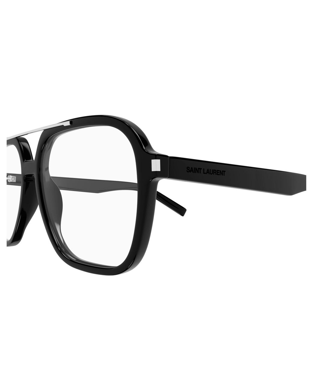 Saint Laurent Black Sl545 Opt Aviator Frames