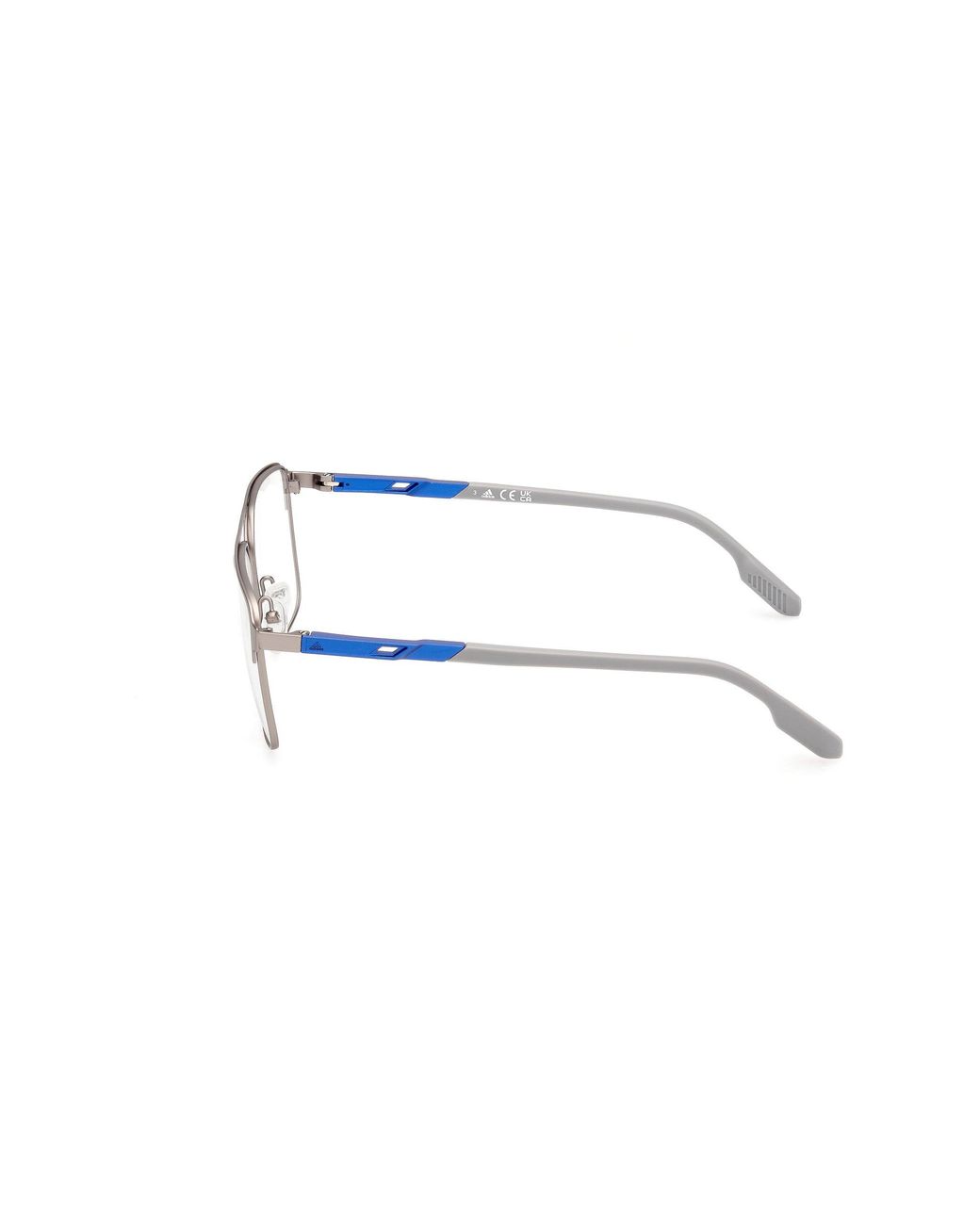 Adidas Originals Black Sp5069 15 Optical Frames Metal Geometric Normal for men
