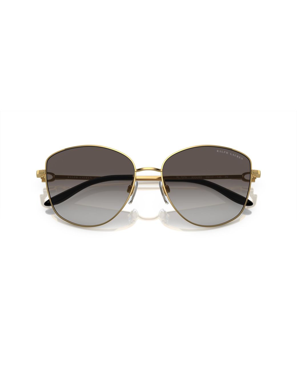Ralph Lauren Black Rl7079 The Vivienne 90048G Sunglasses Metal Round Normal Shaded