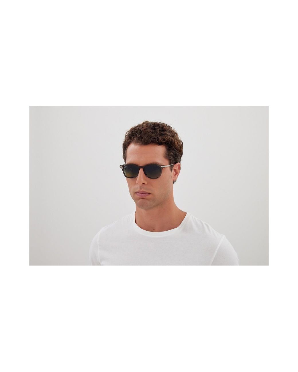 Maui Jim Black Mj0623S 004 Occhiali Da Sole Bio-Iniettato Verde Rotonda