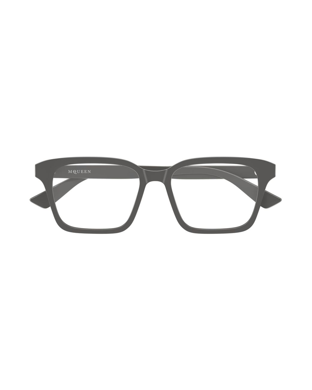 McQueen Black Am0566O 003 Optical Frames Acetate Transparent Squared