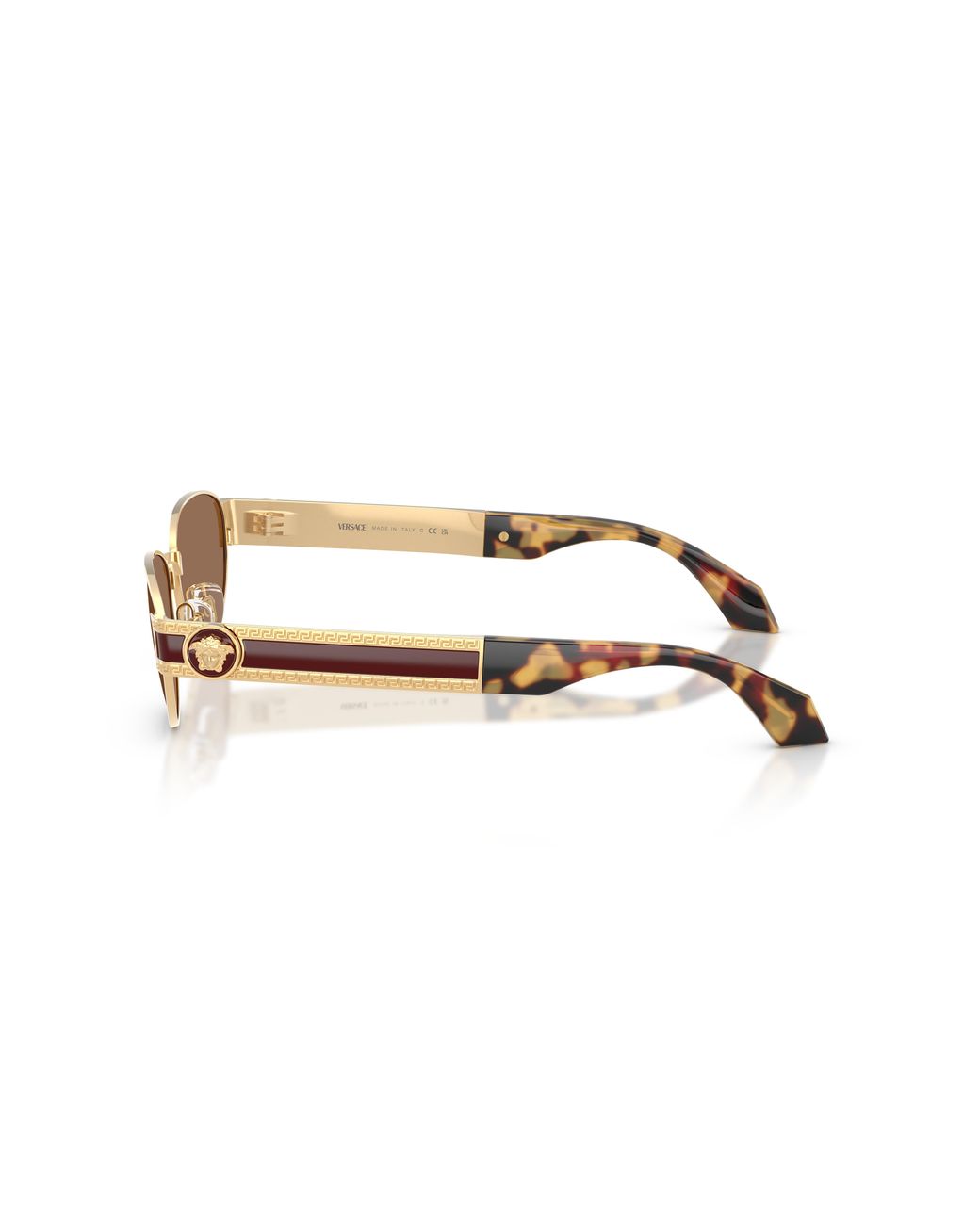 Versace Black Ve2304 152373 Sunglasses Metal Cat Eye Normal