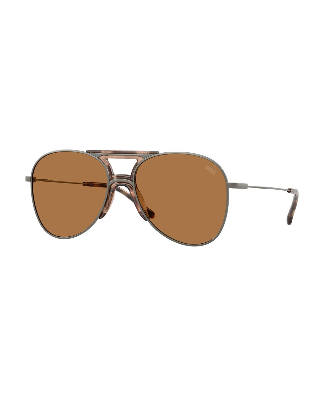 DIESEL Black Dl1022T 104973 Sunglasses Titanium Pilot Normal
