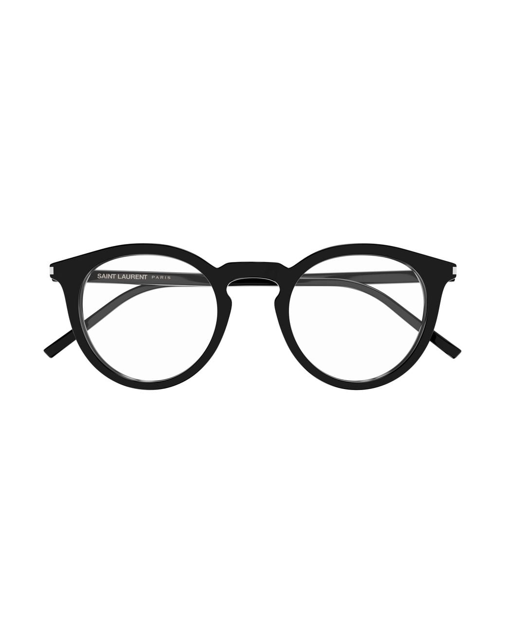 Saint Laurent Black Sl 347/F 001 Optical Frames Acetate Transparent Round