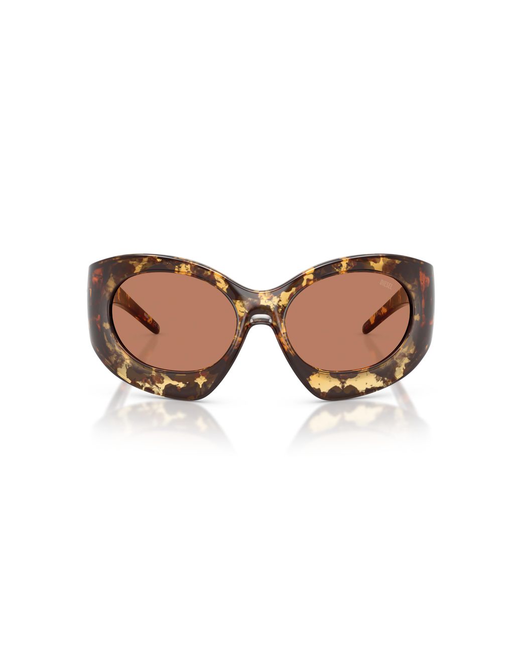 DIESEL Black Dl3014U 201373 Sunglasses Injected Cat Eye Normal
