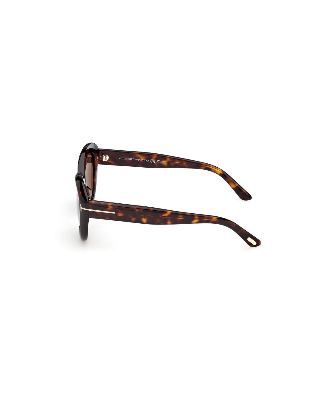 Tom Ford Black Ft1316 Stacy-02 52E Sunglasses Acetate Cat Eye Normal