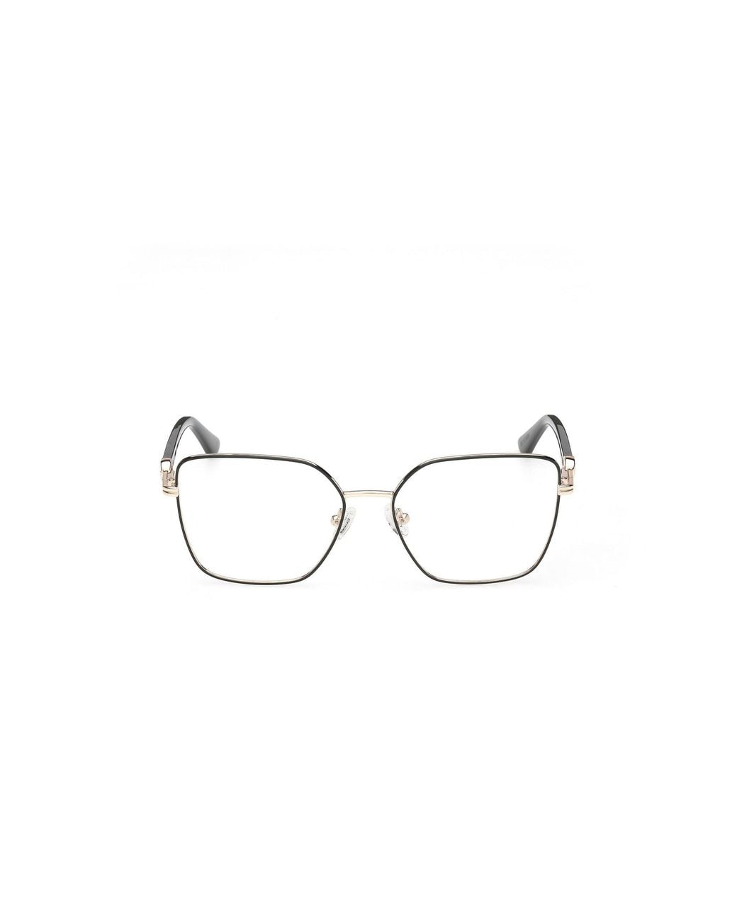 Guess Black Gu50313 096 Optical Frames Metal Squared Normal