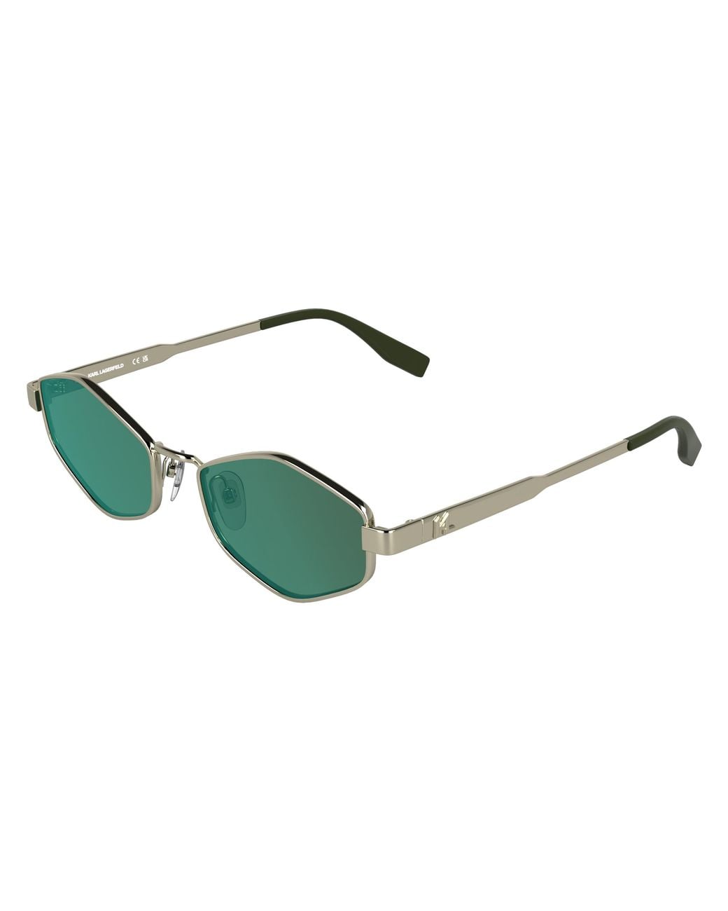 Karl Lagerfeld Black Kl365S 712 Sunglasses Metal Cat Eye Normal