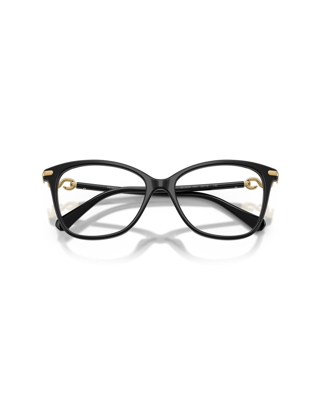 Swarovski Black Sk2074 1001 Optical Frames Acetate Transparent Cat Eye Normal
