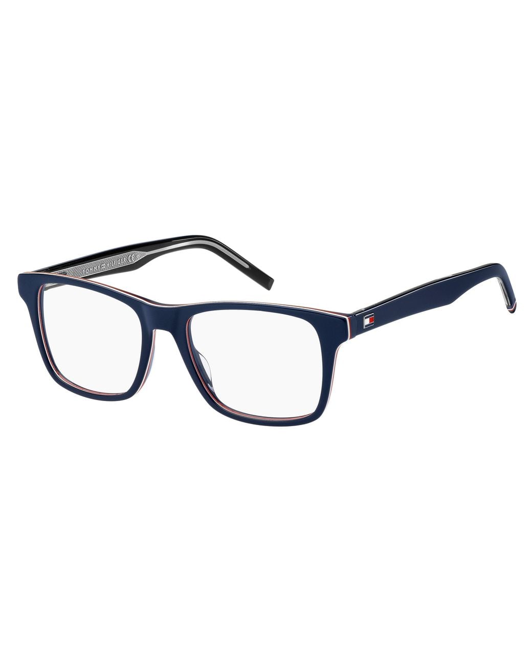 Tommy Hilfiger Black Th 1990 Pjp Optical Frames Acetate Squared for men