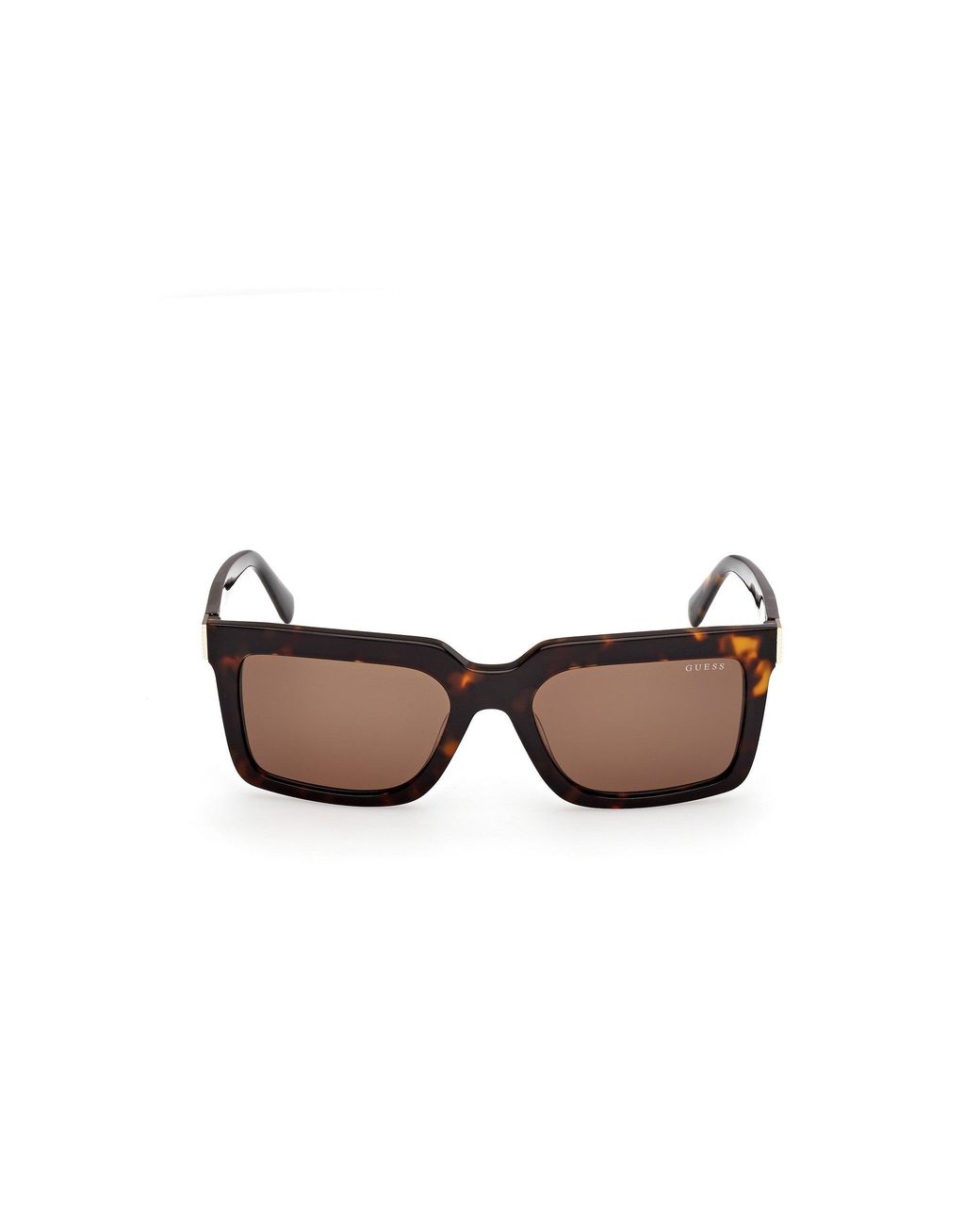 Guess Black Gu00213 52E Sunglasses Acetate Squared Normal for men