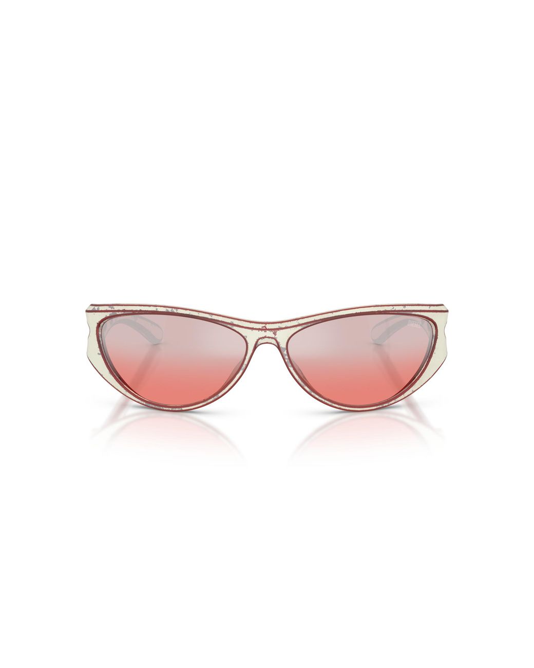 DIESEL Black Dl3004U 20107E Sunglasses Injected Cat Eye Normal Shaded