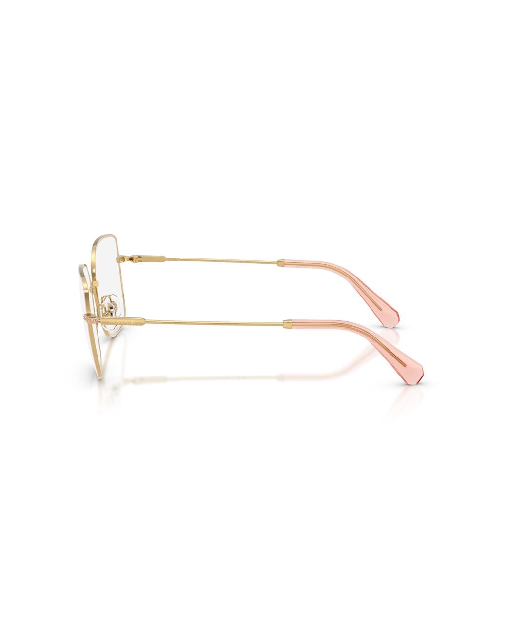 Swarovski Black Sk1041 4047 Optical Frames Metal Transparent Squared Normal