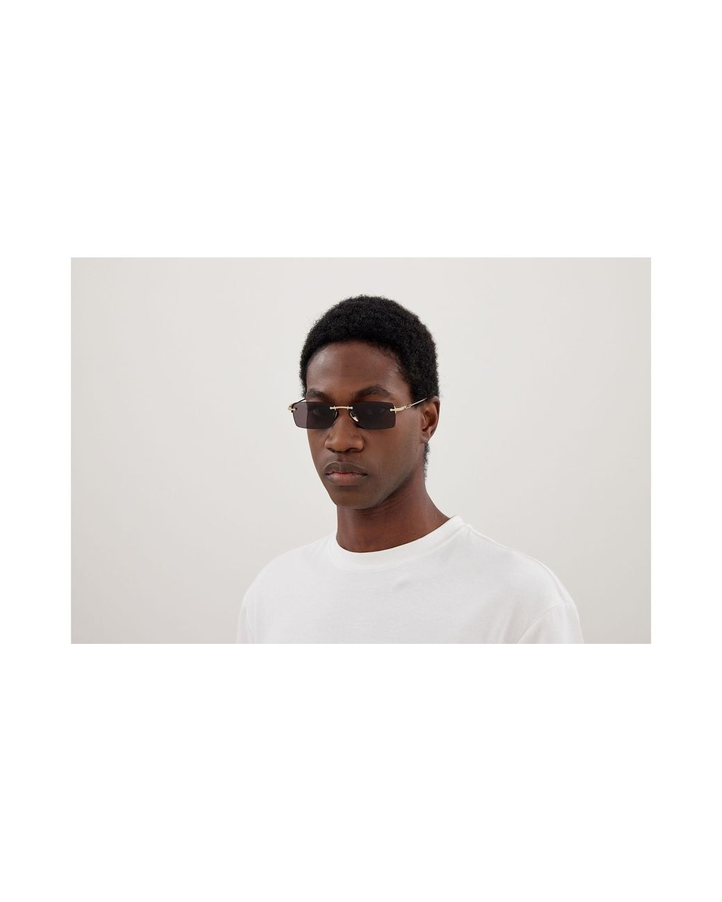 Gucci Black Gg1941S 001 Sunglasses Metal Squared for men