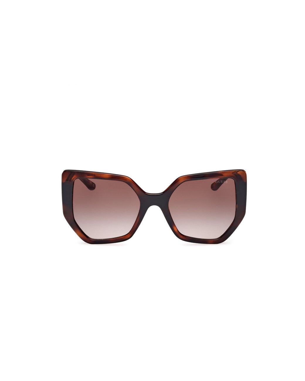 Guess Black Gu00154 52F Sunglasses Injected Geometric Normal