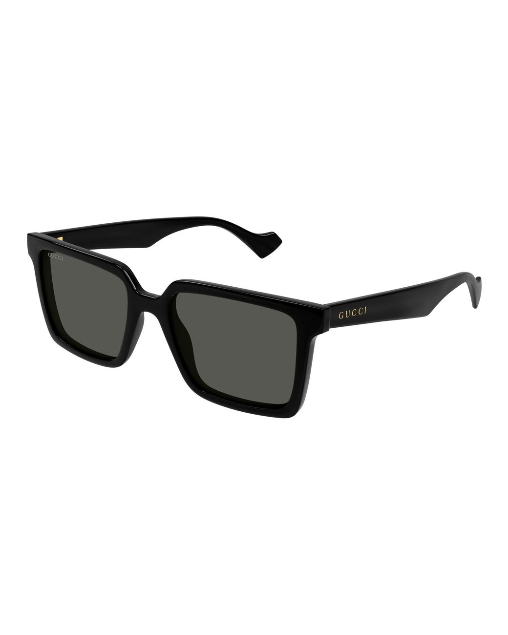 Gucci Black Gg1540S 001 Sunglasses Injected Squared for men